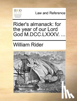 Rider, William - Rider's Almanack
