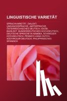  - Linguistische Varietät