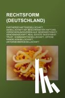  - Rechtsform (Deutschland)
