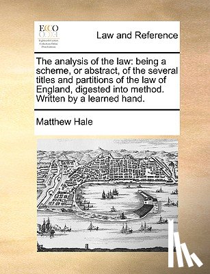Hale, Matthew - The Analysis of the Law