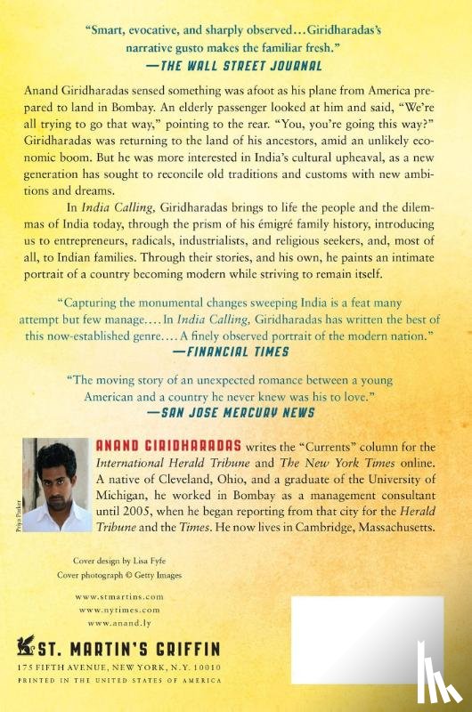 Giridharadas, Anand - INDIA CALLING