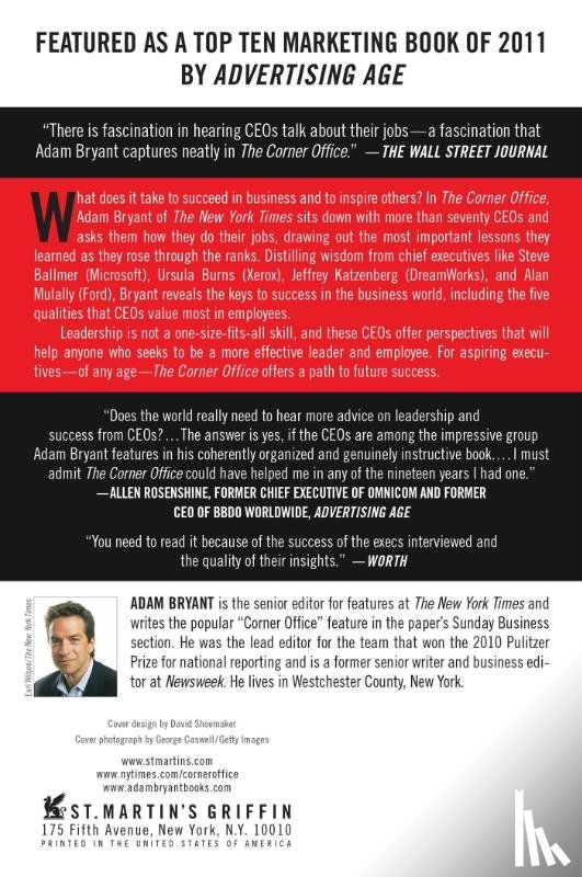 ADAM BRYANT - CORNER OFFICE