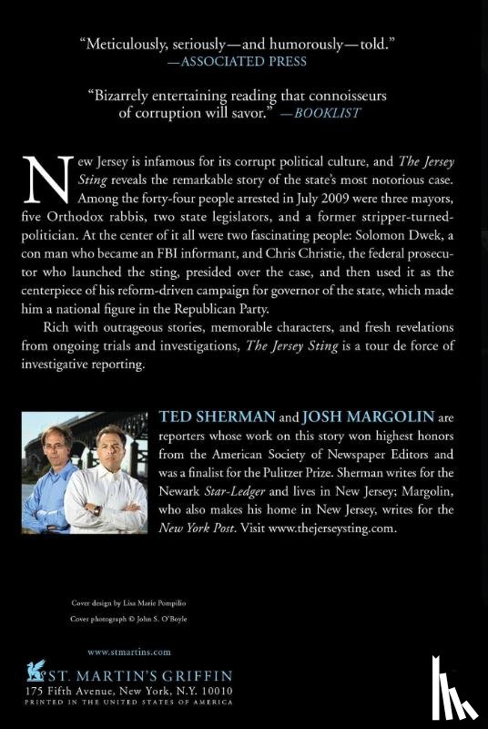 Sherman, Ted, Margolin, Josh - Jersey Sting