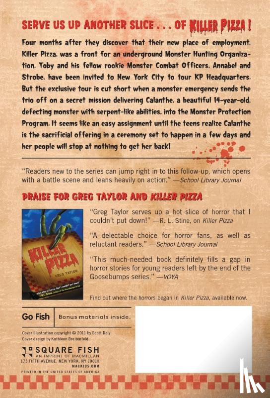 Taylor, Greg - Killer Pizza