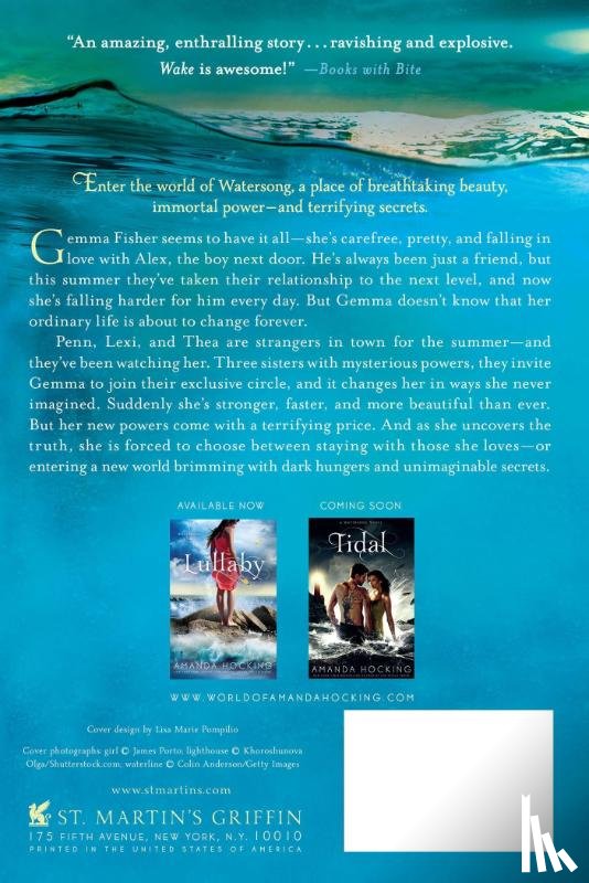 AMANDA HOCKING - WAKE WATERSONG 1