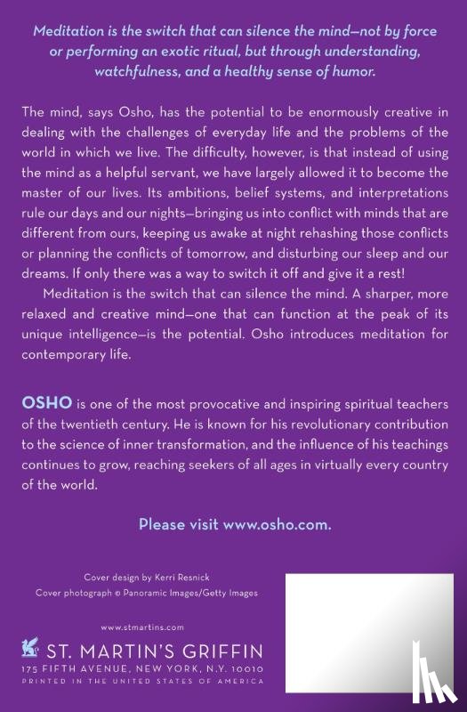 Osho - Learning to Silence the Mind
