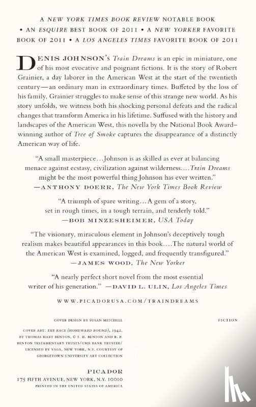 Denis Johnson - Train Dreams
