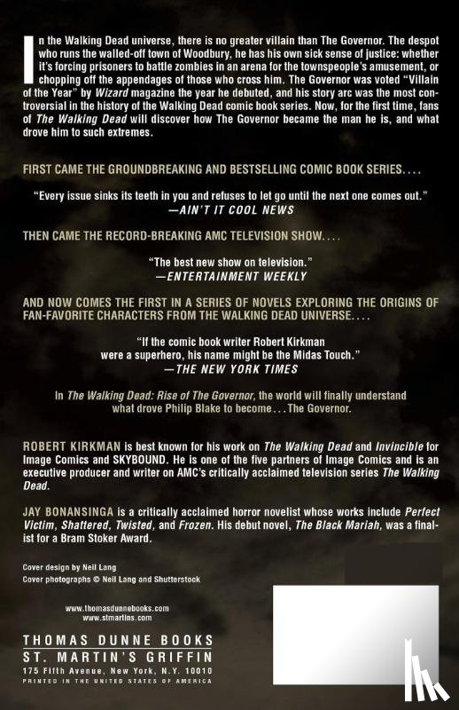 ROBERT KIRKMAN - RKS THE WALKING DEAD 1 RISE OF TH