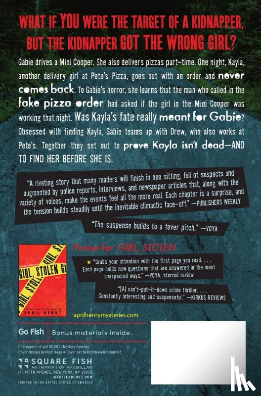 Henry, April - The Night She Disappeared