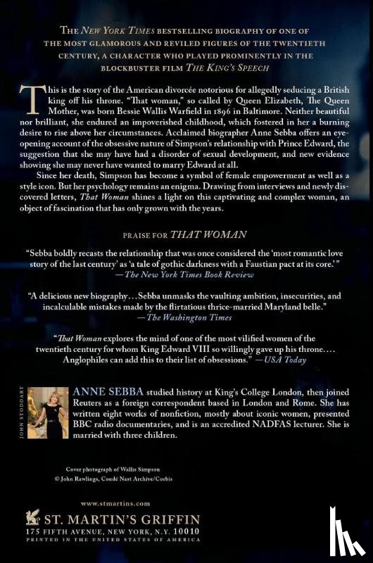 Sebba, Anne - That Woman