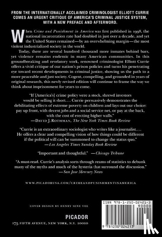 Currie, Elliott - Crime and Punishment in America