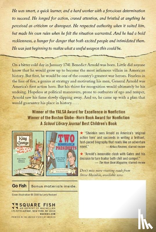 Sheinkin, Steve - The Notorious Benedict Arnold