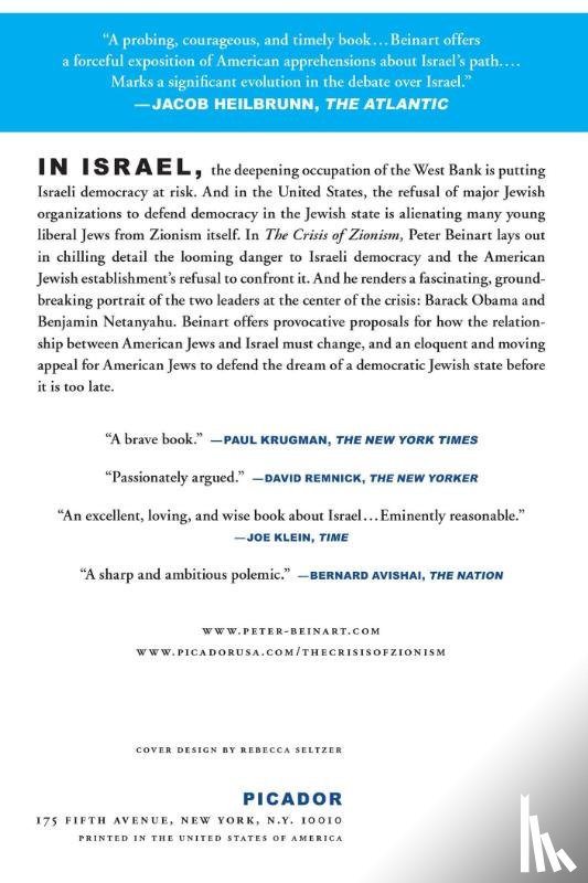 Beinart, Peter - Crisis of Zionism