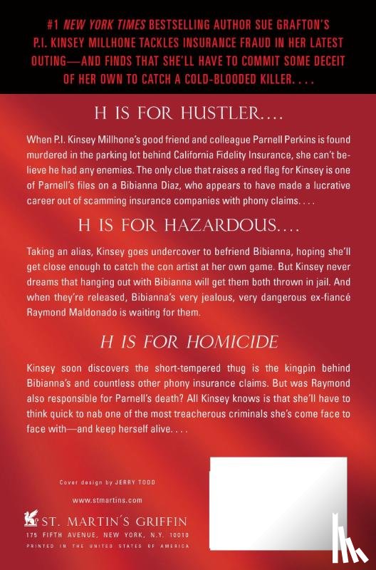 Grafton, Sue - H IS FOR HOMICIDE