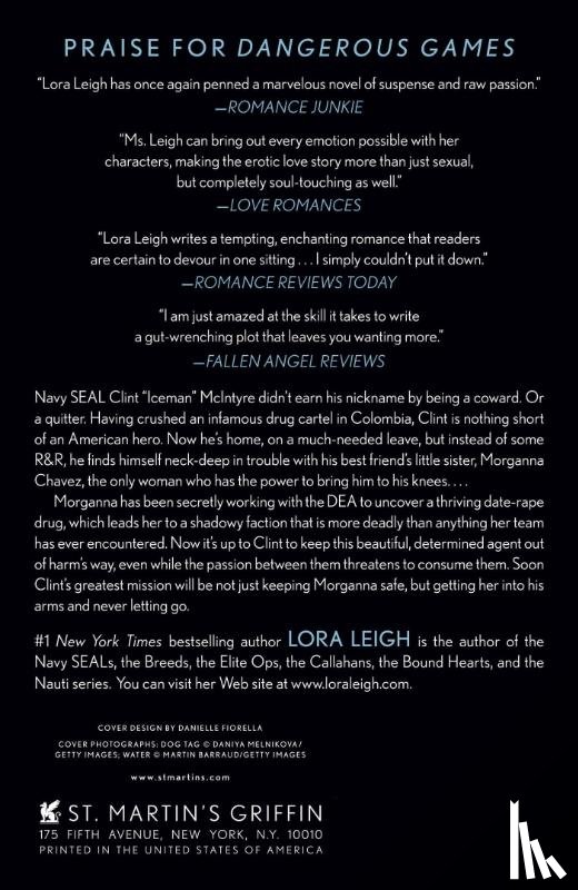 LORA LEIGH, LEIGH - DANGEROUS GAMES