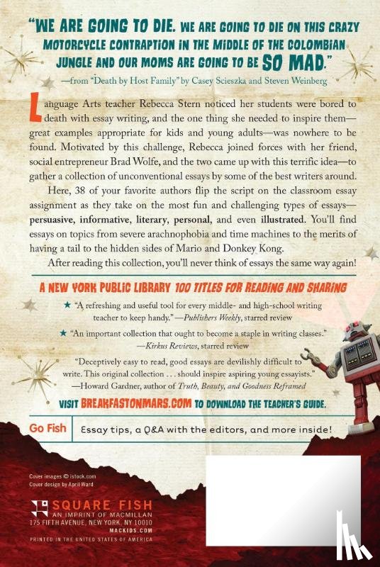Brad Wolfe, Wolfe - Breakfast on Mars and 37 Other Delectable Essays