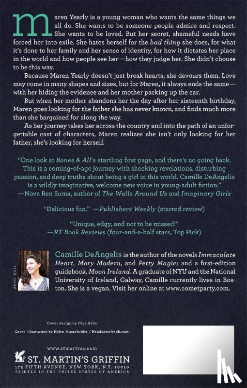 Deangelis, Camille - Deangelis, C: BONES & ALL