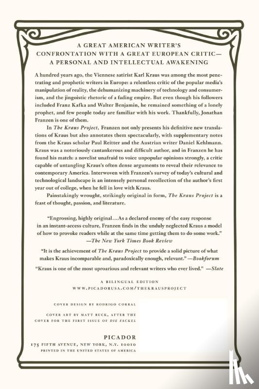 Franzen, Jonathan - Kraus Project