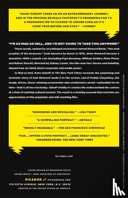 Itzkoff, Dave - MAD AS HELL