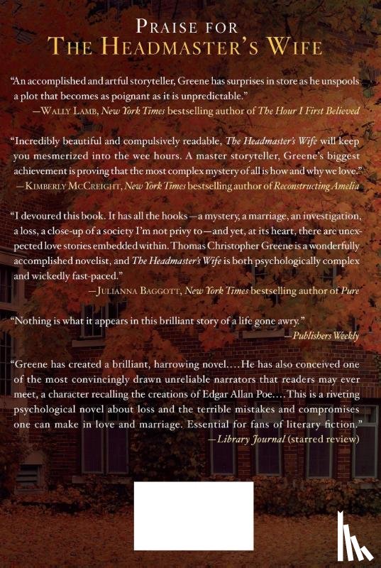 Greene, Thomas Christopher - The Headmaster's Wife