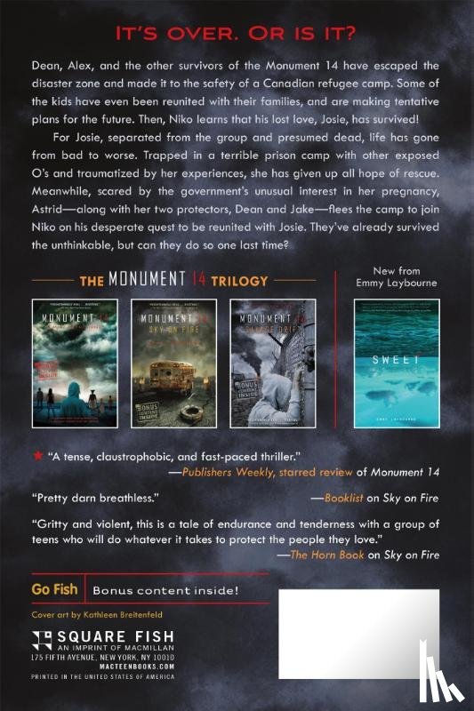 Laybourne, Emmy - Monument 14: Savage Drift