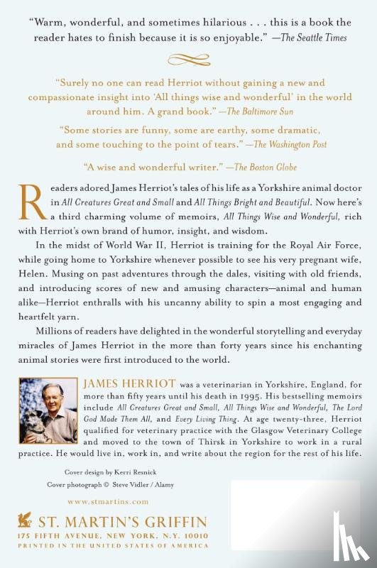 Herriot, James - All Things Wise and Wonderful
