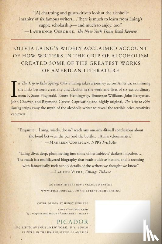 Laing, Olivia - Trip to Echo Spring