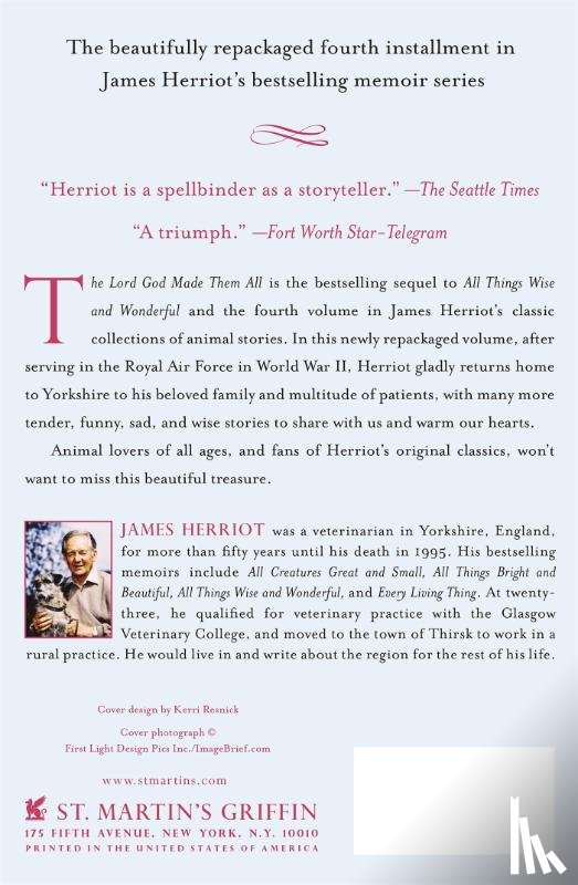 Herriot, James - The Lord God Made Them All