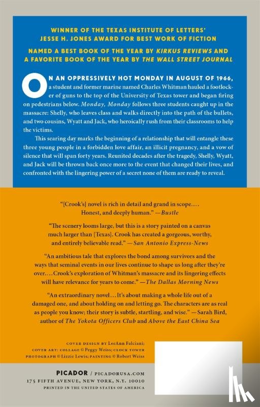 Crook, Elizabeth - Monday, Monday