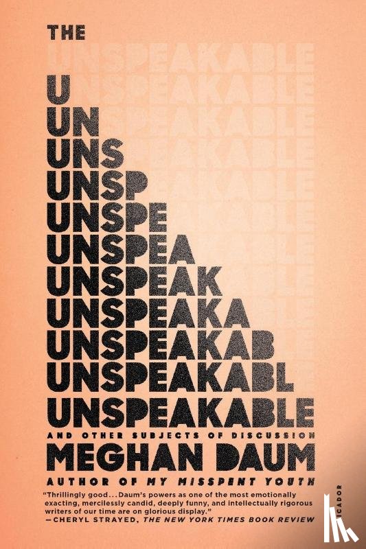 Meghan Daum, Daum - Unspeakable