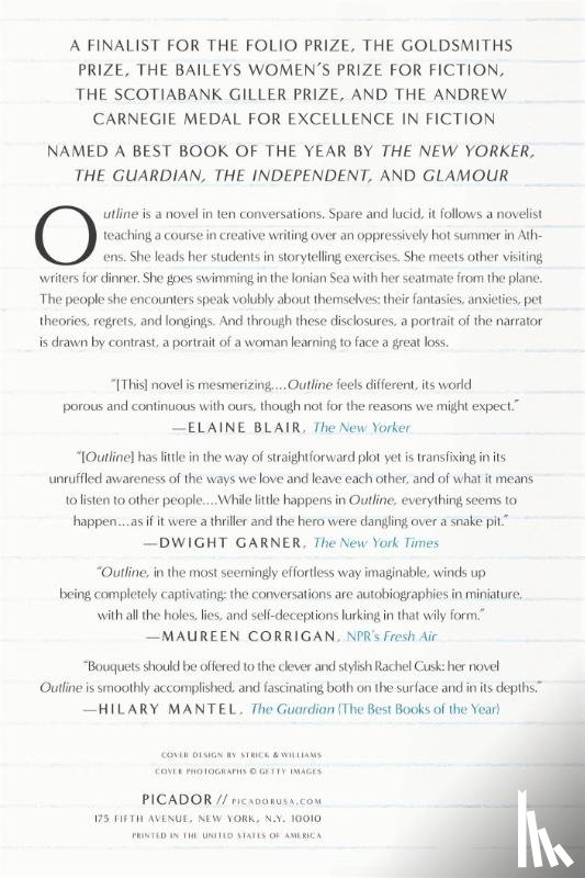 Cusk, Rachel - Outline