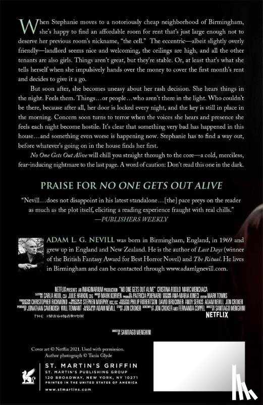 Nevill, Adam - No One Gets Out Alive