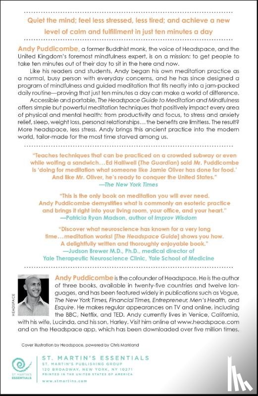 Puddicombe, Andy - The Headspace Guide to Meditation and Mindfulness