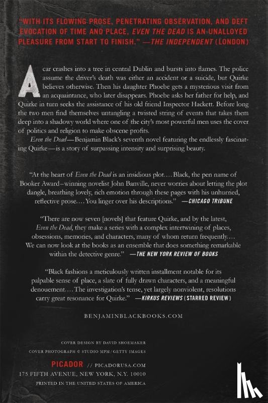 Banville, John, Black, Benjamin - Even the Dead