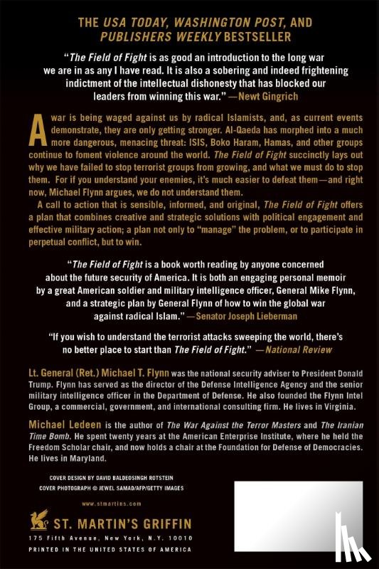 Flynn, Lieutenant General Michael T. (Ret.), Ledeen, Michael - The Field of Fight