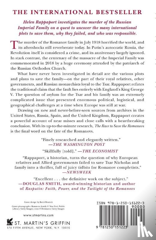 Rappaport, Helen - Race to Save the Romanovs
