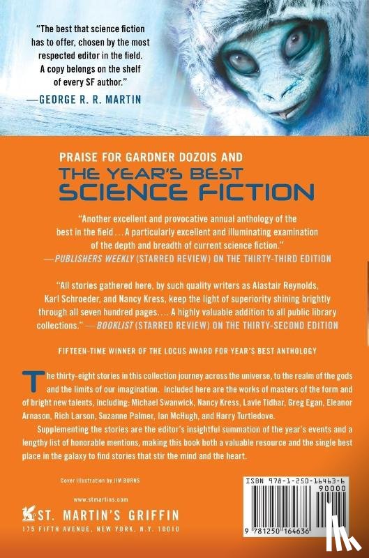 Dozois, Gardner - The Year's Best Science Fiction: Thirty-Fifth Annual Collection