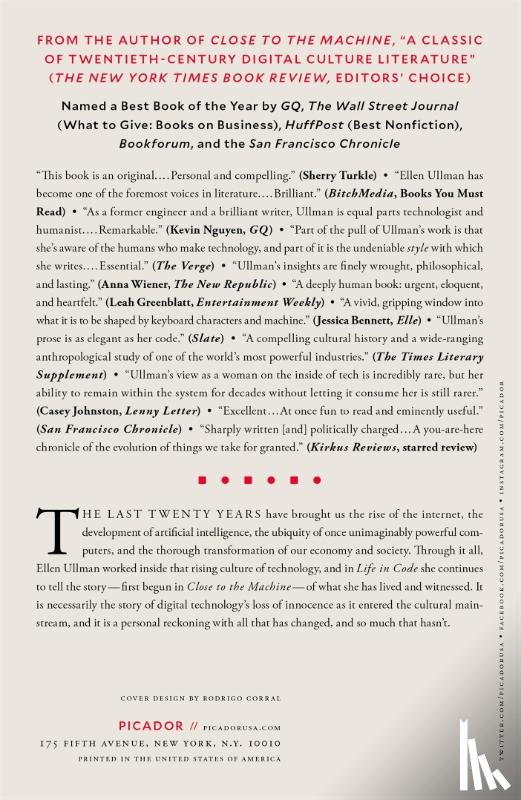 Ullman, Ellen - Life in Code
