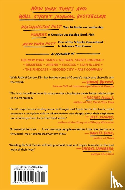 Scott, Kim - Radical Candor: Fully Revised & Updated Edition