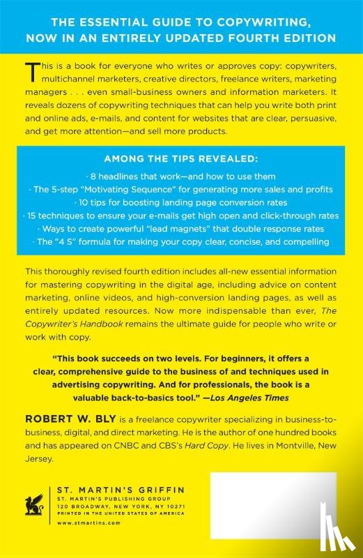 Bly, Robert - The Copywriter's Handbook (4th Edition)