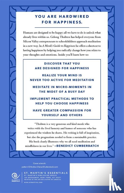 Thubten, Gelong - A Monk's Guide to Happiness