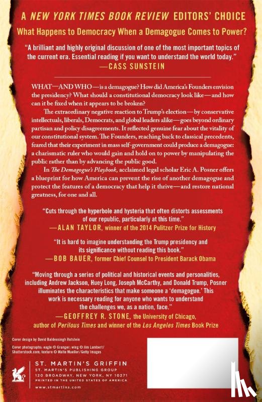 Posner, Eric A. - The Demagogue's Playbook