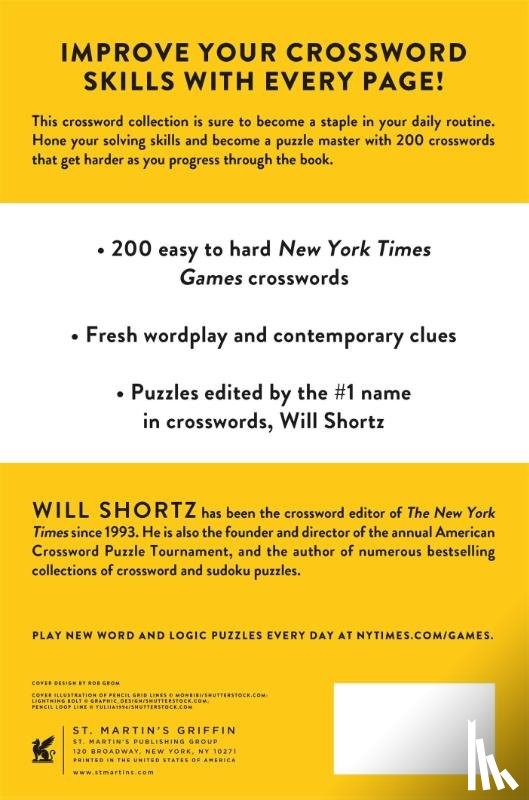 Shortz, Will - New York Times Games Get Better as You Go