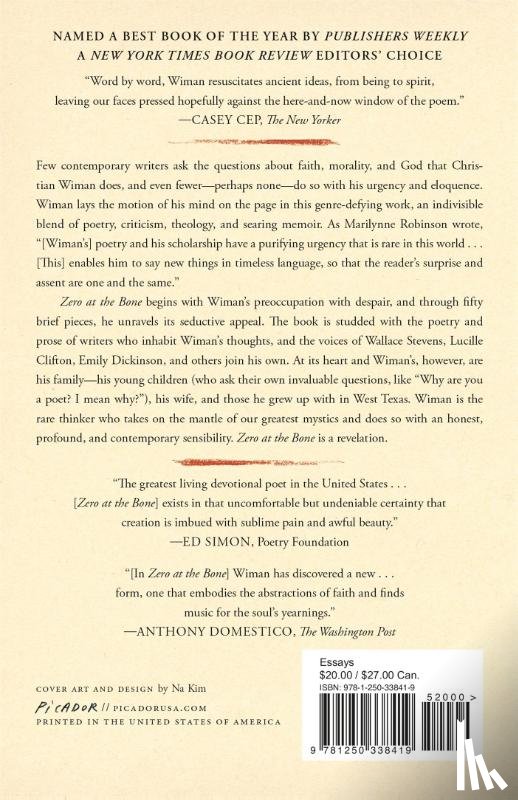 Wiman, Christian - Zero at the Bone