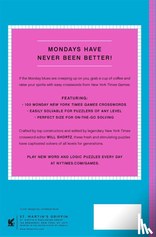 Shortz, Will - New York Times Games The Best Monday Crosswords