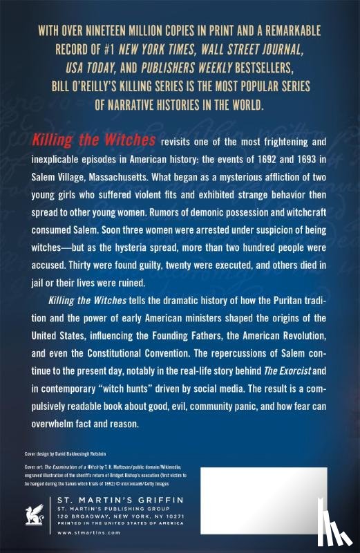 O'Reilly, Bill, O'Reilly and Martin Dugard, Bill, Dugard, Martin - Killing the Witches