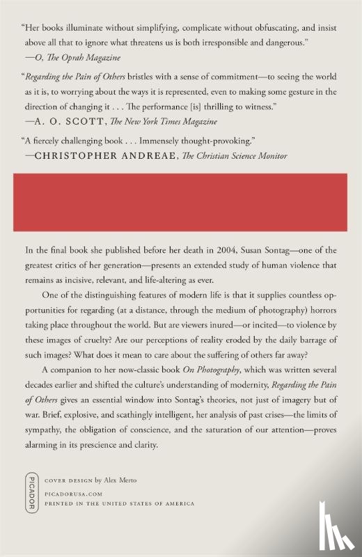 Sontag, Susan - Regarding the Pain of Others