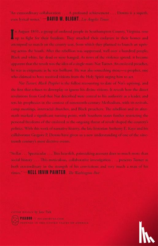 Kaye, Anthony E. - Nat Turner, Black Prophet