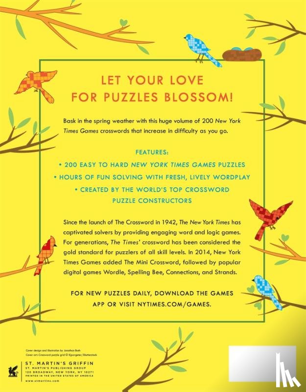 Games, The New York Times - New York Times Games Hello Spring Crosswords