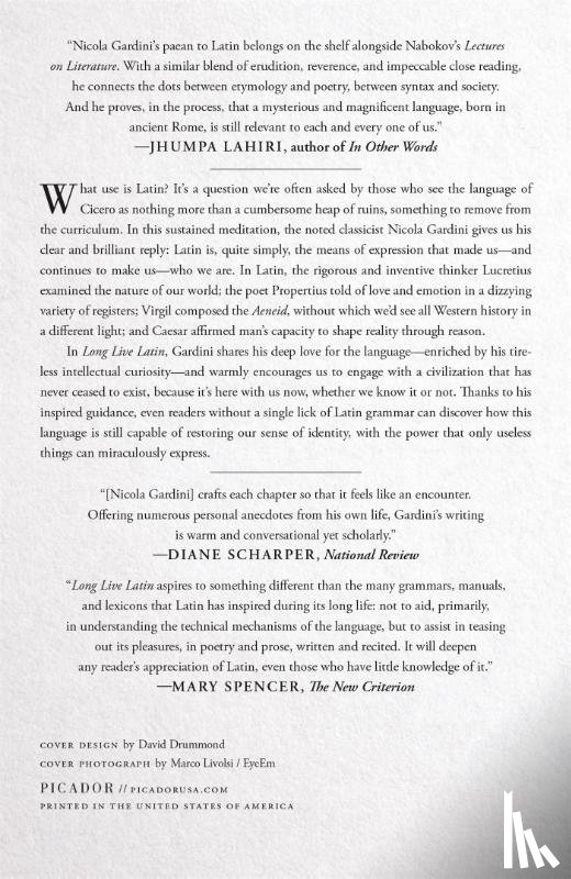 Gardini, Nicola - Long Live Latin